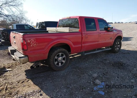 2011 Ford F-250 Lariat from USA, damaged, VIN 1FT7W2BTXBEC45782